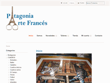 Tablet Screenshot of patagoniaartefrances.com